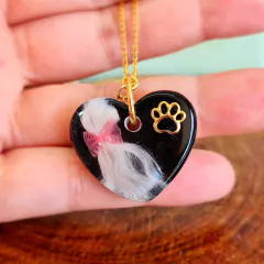 Imagem do Joia Coração Pelinho amarrado