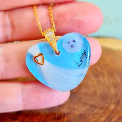 Joia Coração Pelinho amarrado - comprar online