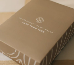 Trio de Vela - Take Your Time + Caixa personalizada com 9 Cards meditativos - comprar online