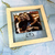 PLACA DE VIDRIO CON MARCO DE MADERA 20x20 - comprar online