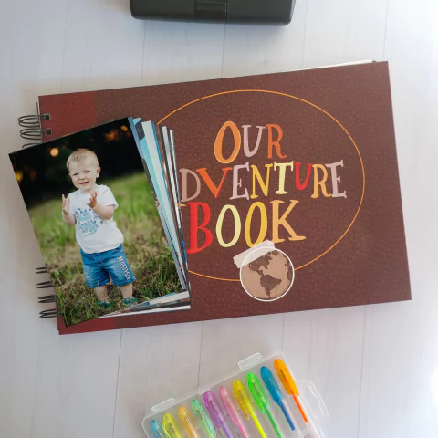 SCRAPBOOK ADVENTURE + 12, 24 Ó 36 FOTOS 10X15