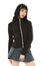 HEAVY ZIP KNIT "EXPRESSO" - SPACE