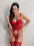 Corselet Dama da Noite com Meia - Quinta Essência Lingerie