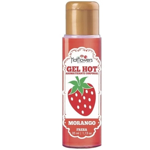 Gel comestível hot - Sabor morango 35ml - comprar online
