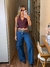Calça Cargo Jeans Escuro - Auritta Moda Feminina