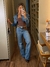 Calça Wide Leg Jeans Cintura Alta - Auritta Moda Feminina