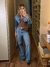 Calça Wide Leg Jeans Cintura Alta na internet