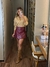 Short Saia Couro Fake - Auritta Moda Feminina