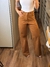 Calça Wide Leg Jeans Marrom - comprar online