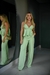 Conjunto Cropped Babados e Calça Pantalona - comprar online