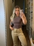 Regata Cropped Drapeada - Auritta Moda Feminina