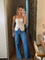 Calça Jeans Wide Leg Básica - Auritta Moda Feminina