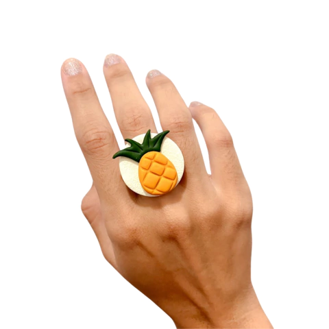 Anel abacaxi