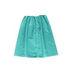 Bata strapless verde larga cerrada 10 pz DEMEVA CLASSIC