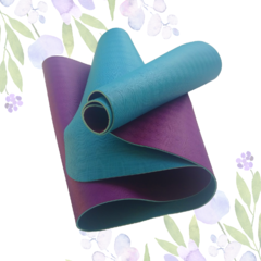 Mat Adho Mukha Everyday Turquesa/Violeta - 4 mm