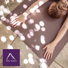 Mat Adho Mukha Everyday XL Azafrán 65x200 - Adho Mukha Yoga