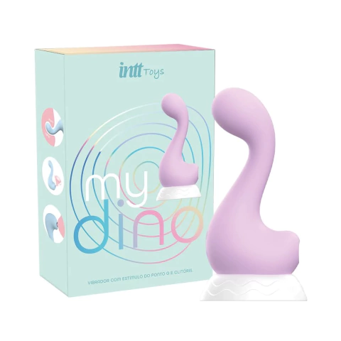 Vibrador De Ondas De Pressão My Dino - Rosa