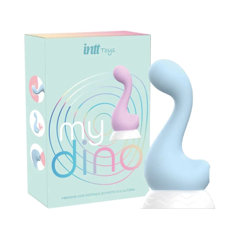 Vibrador De Ondas De Pressão My Dino - Azul
