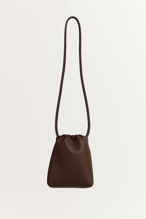 1-1023 CUERO VACUNO (cartera chocolate) - comprar online