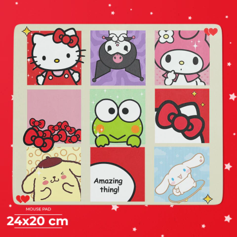 Mouse Pad Hello Kitty and Friends