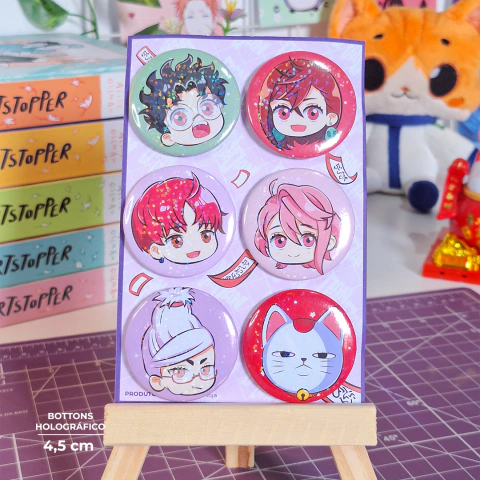 Bottons Holográficos Dandadan