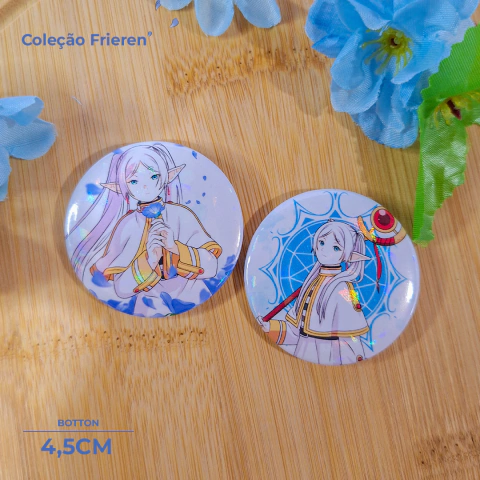 Bottons Holográficos Frieren - Sousou no Frieren