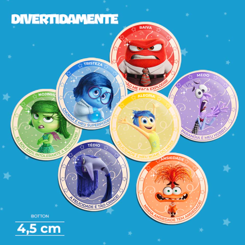 Bottons Divertida Mente