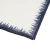 Guardanapo branco bordado pincelado Azul Marinho - comprar online