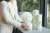 Vaso em Porcelana Branca Esfera Giverny M - Tozze Home