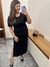 Vestido Malha Manga Curta lá