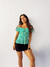 Blusa azul (P) na internet
