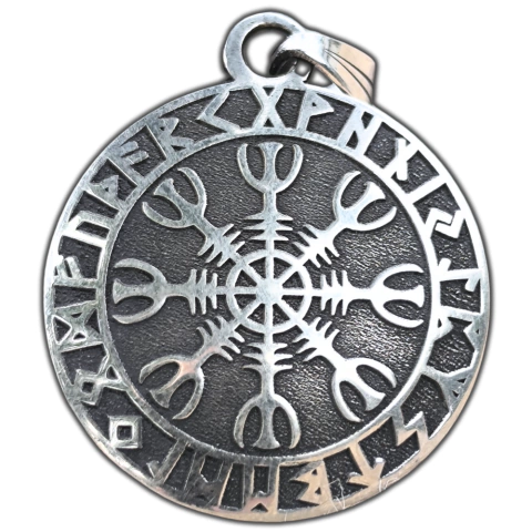 Dije Aegishjalmur en Plata 925 maciza - comprar online