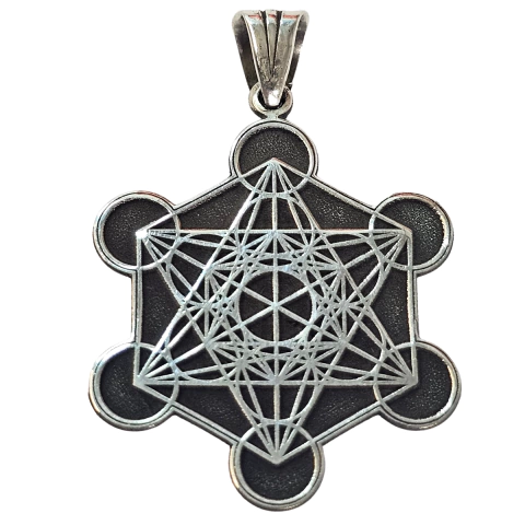 Dije Cubo de Metatrón en Plata 925 - comprar online