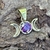 Imagen de Dije Mini Diosa Triple Luna con Zirconia