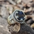 Anillo Espejo Obsidiana Diosa Hecate - tienda online