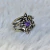Anillo Nudo de Bruja Fase Lunar con Turmalina, Obsidiana y Zirconia - tienda online