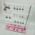 Exhibidor con base grande para aros y dijes