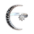 Anillo Luna de Plata 925 con Zirconias