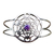 Pulsera Esclava Cubo de Metatron con Zirconia Cúbica