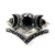 Anillo Conjunto Diosa Triple Luna - Plata 925 en internet