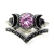 Anillo Conjunto Diosa Triple Luna - Plata 925 - Amarrarte