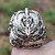 Gran Anillo del Arcángel Miguel con Espada Alada - comprar online