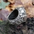 Gran Anillo del Arcángel Miguel con Espada Alada - tienda online