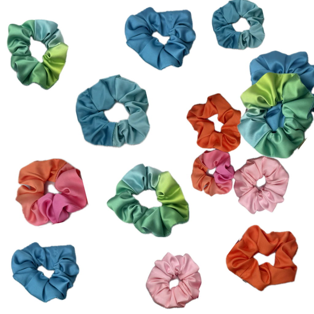 Scrunchies Seda Satinada Unidad