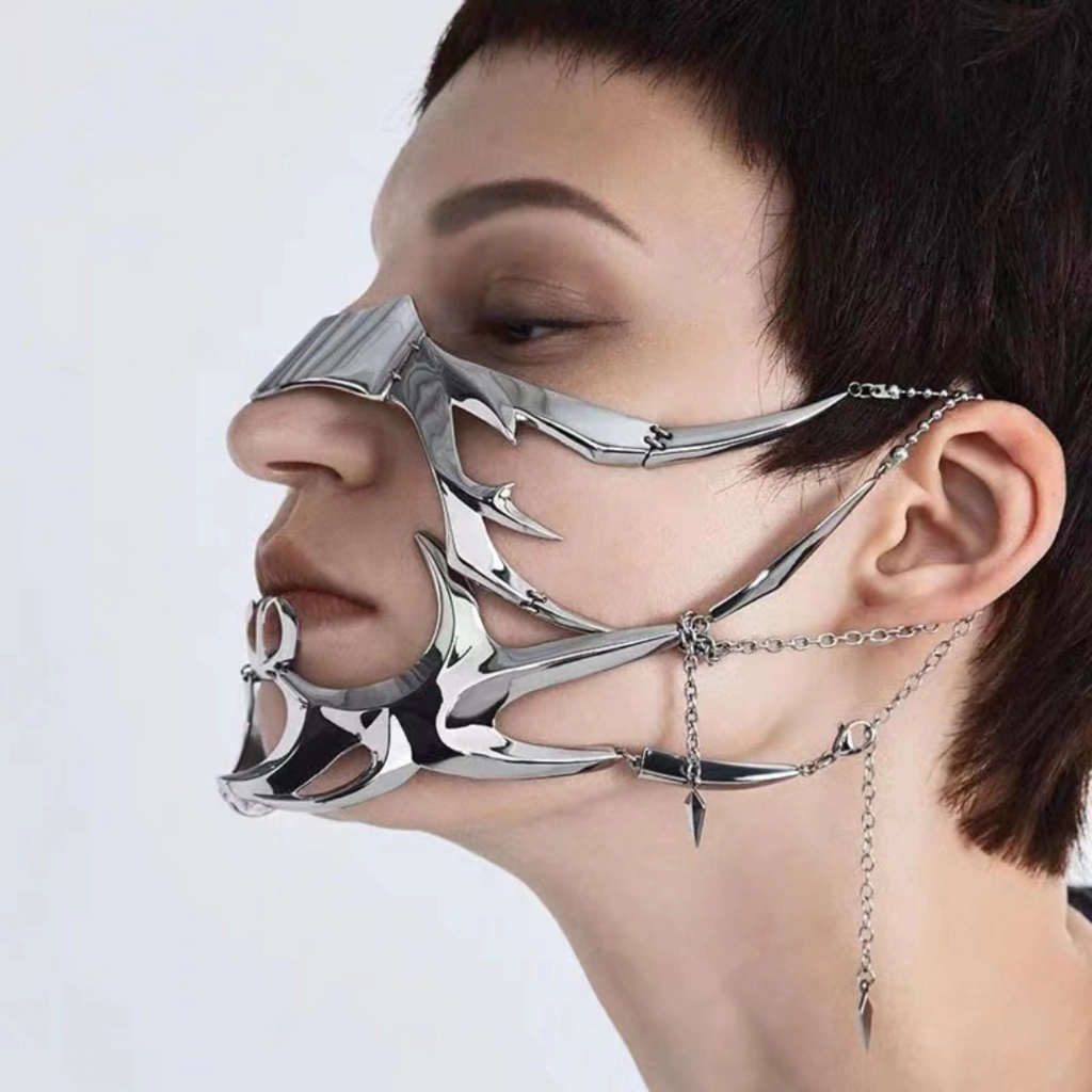Mascara Metal CyberPunk Accesorio Facial