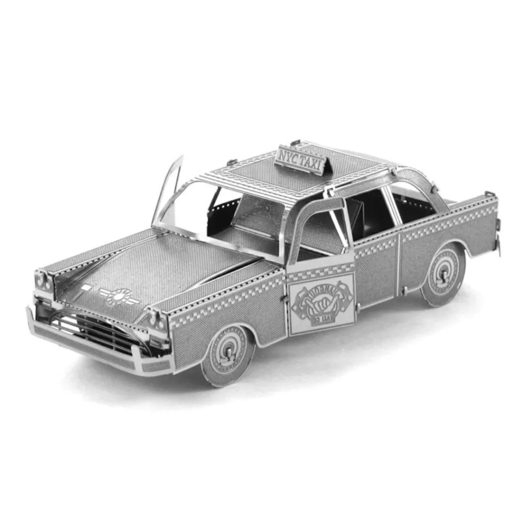 Puzzle Taxi Cab Rompecabezas Metálico 3D Coleccionable