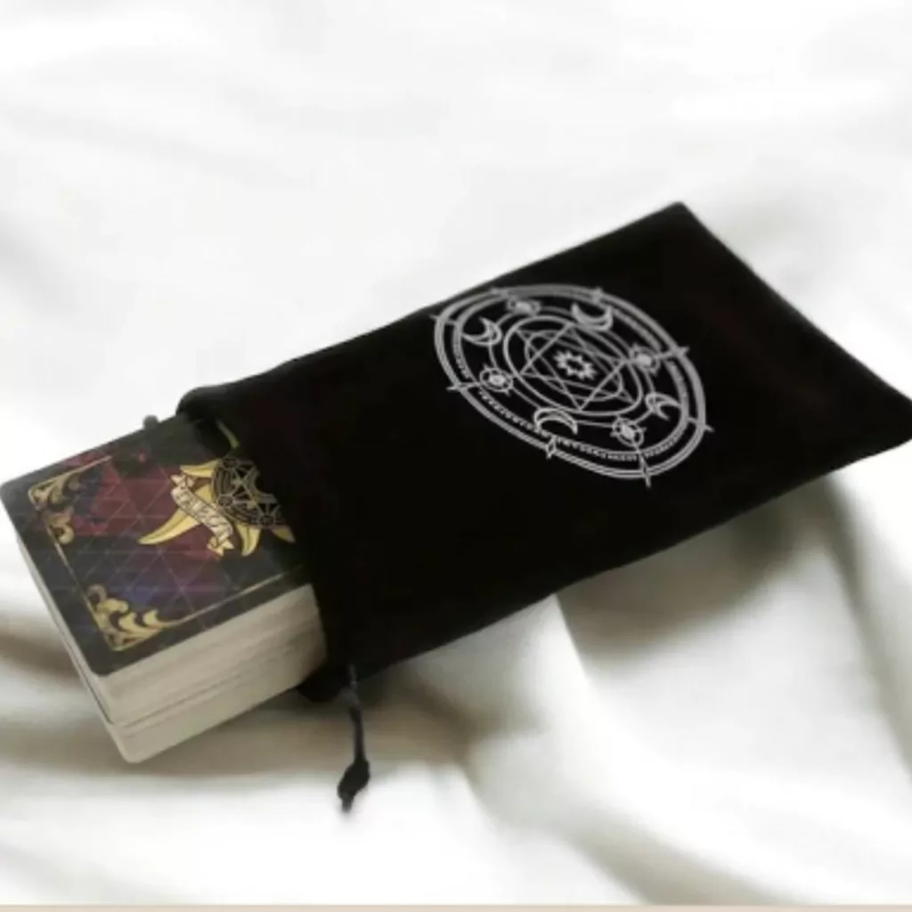 Bolsa Para Tarot Estuche Terciopelo Estampado
