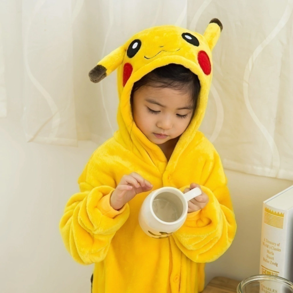 Pijama Infantil Pikachu Animada