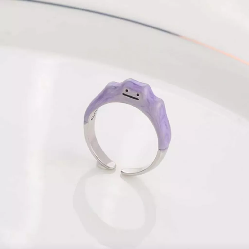 Anillo Pokemon Plata 925 Dito Anillo Anime