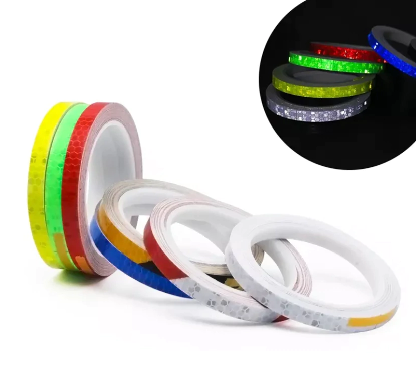Cinta Reflectiva Seguridad Cicla Moto Carro Pared Rollo 8 mts